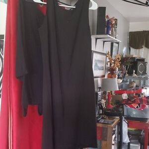 Covington Classic Black Midi Dress